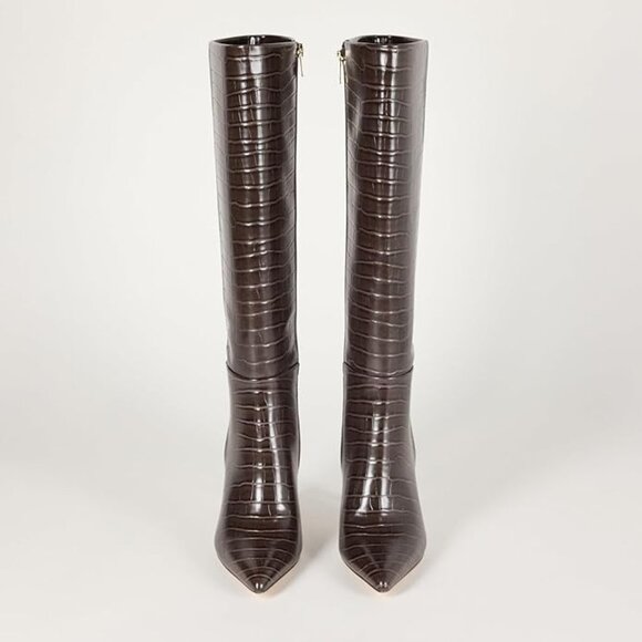 The Drop Women's Gemini Tall Heeled Boot High Brown Size 9.5 - Picture 6 of 10